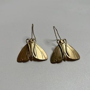 Moth earrings